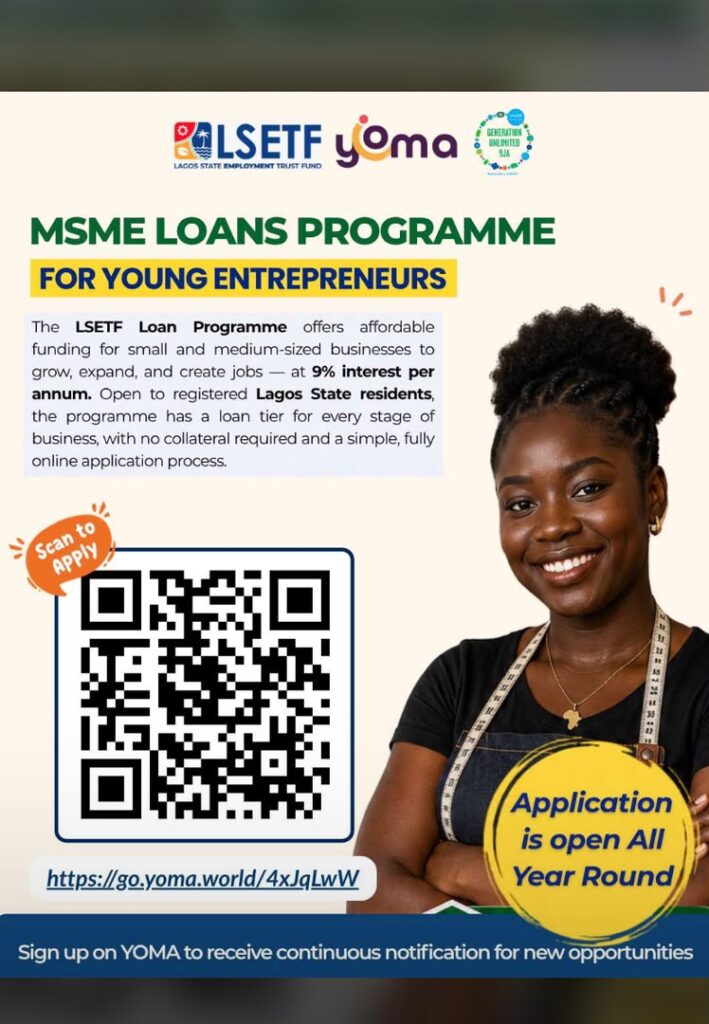 LSETF Opens MSME Loan Programme for Young Entrepreneurs LSETF Opens MSME Loan Programme for Young Entrepreneurs